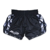 ARWUT - 'Ascent' Muay Thai Shorts - Jet Black/Large
