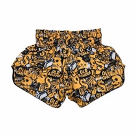 ARWUT - 'Old School Graffiti' Muay Thai Shorts - Extra Small