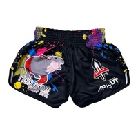 ARWUT - 'Nak Muay' Moo Deng Muay Thai Shorts - Extra Extra Small