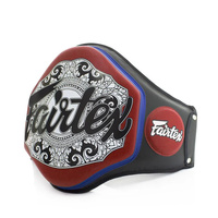 FAIRTEX - Triple Champ Microfibre Belly Pad (BPV3) - White w/ Red Front