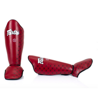 FAIRTEX - Competition Shin Guards - RED (SP5) - Medium 