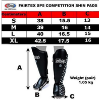 FAIRTEX - Competition Shin Guards - YELLOW (SP5) - Medium 