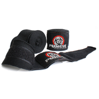 PUNCH - Urban Stretch Handwraps - 4 metres - Black