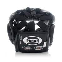 PUNCH - Trophy Getters Full Face Head Gear/Guard - Black/Large 