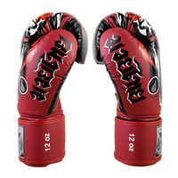 TUFF - Tiger Boxing Gloves - Red/16oz