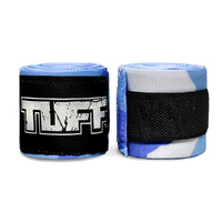TUFF - Elasticised Nylon Hand Wraps - Black Camo
