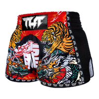 TUFF - Chinese Dragon/Tiger Muay Thai Shorts - Large