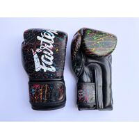 FAIRTEX - Black Painter Boxing Gloves (BGV14PT) - 12oz