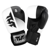 TUFF - Black/White Boxing Gloves - 10oz