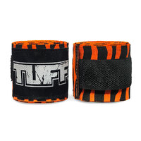 TUFF - Elasticised Nylon Hand Wraps - Black Camo