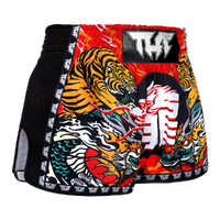 TUFF - Chinese Dragon/Tiger Muay Thai Shorts - Large