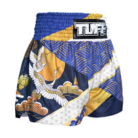 TUFF - 'Majestic Crane' Thai Boxing Shorts - Medium