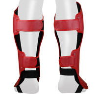 TUFF - Tiger MMA Shin Guards - Red/Medium