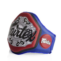 FAIRTEX - Triple Champ Microfibre Belly Pad (BPV3) - White w/ Red Front