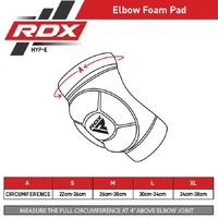 RDX - Padded Elbow Guards - Black/Small