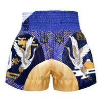 TUFF - 'Majestic Crane' Thai Boxing Shorts - Medium
