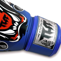 TUFF - Tiger Boxing Gloves - Blue/12oz
