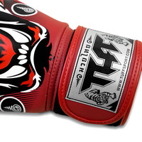 TUFF - Tiger Boxing Gloves - Red/16oz