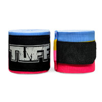 TUFF - Elasticised Nylon Hand Wraps - Black Camo