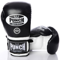 PUNCH - Trophy Getters Boxing Gloves - Black/16oz 