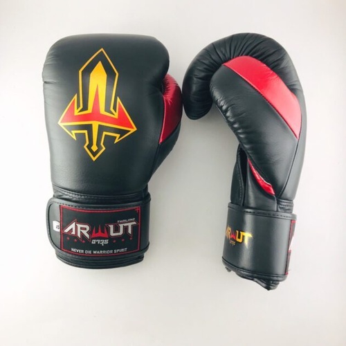 ARWUT - BG2 Boxing Gloves - Black/Red - 14oz