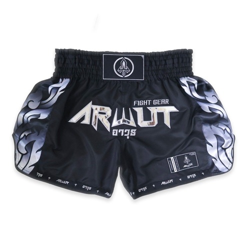 ARWUT - 'Ascent' Muay Thai Shorts - Jet Black/Small