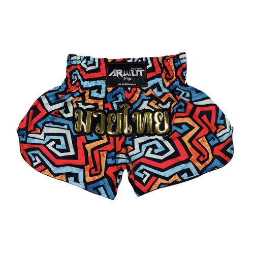 ARWUT - 'Zig Zag' Muay Thai Shorts - Extra Small