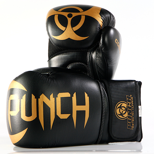 PUNCH - Urban Cobra Boxing Gloves - Gold/16oz