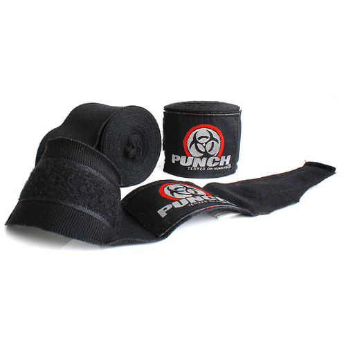 PUNCH - Urban Stretch Handwraps - 4 metres - Black