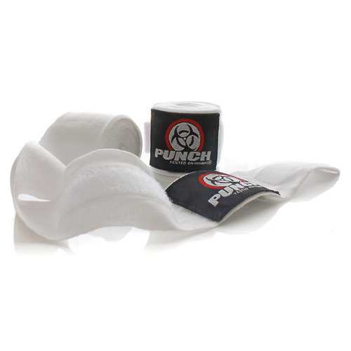 PUNCH - Urban Stretch Handwraps - 4 metres - White