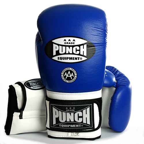 PUNCH - Trophy Getters Boxing Gloves - Blue/16oz 