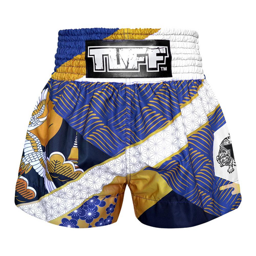 TUFF - 'Majestic Crane' Thai Boxing Shorts - Medium